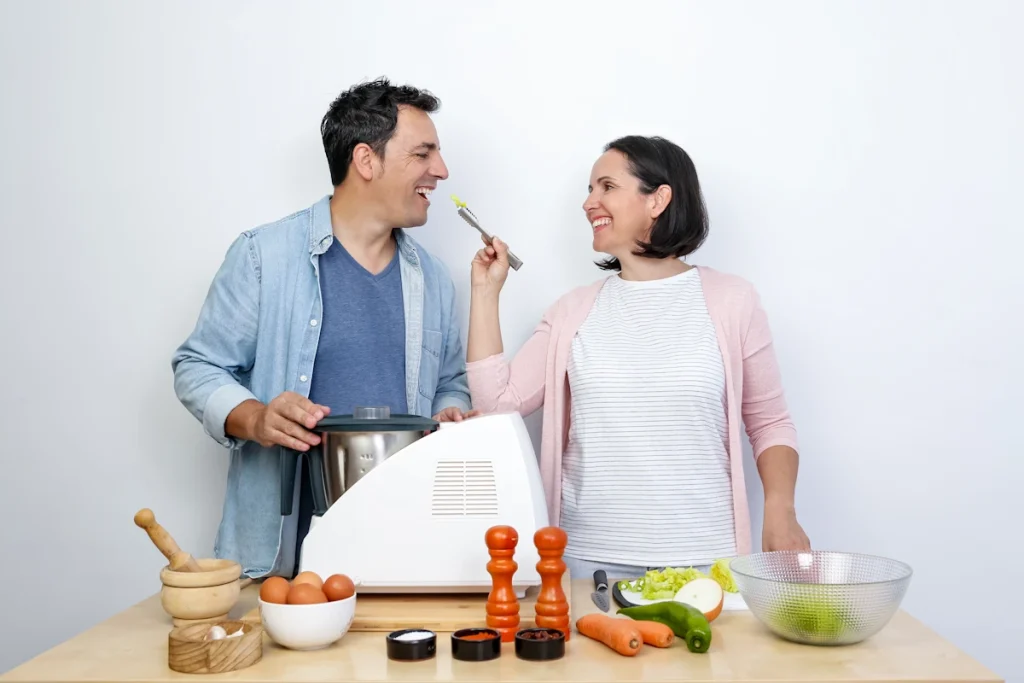 Un couple qui teste le thermomix