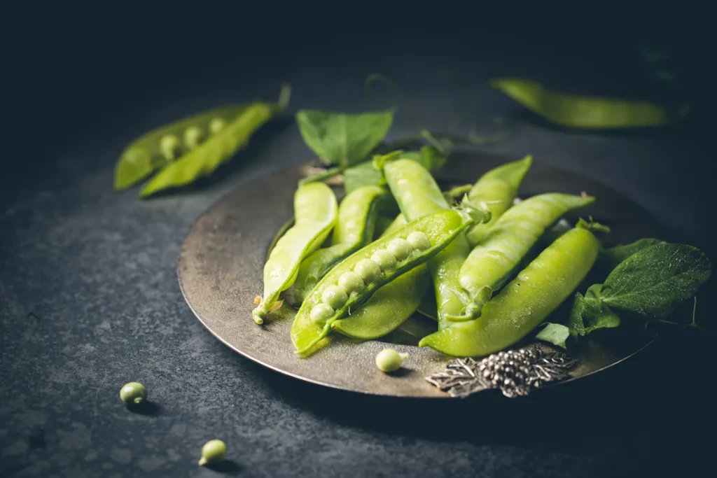 plats pois gourmands